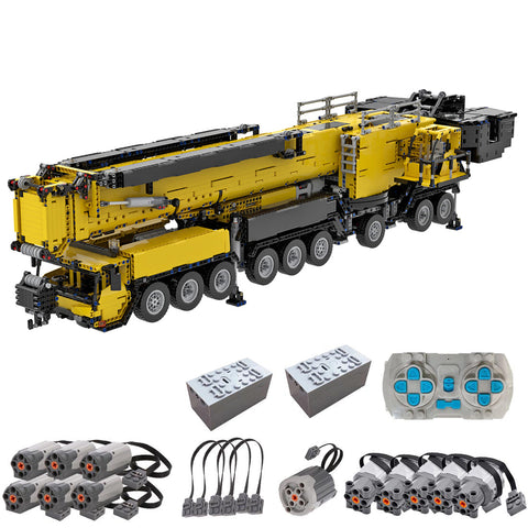 7778Pcs MOC Small Particles V3.0 1:20 2.4G RC Mobile LTM1750-9.1 All-terrain Crane Building Blocks Construction Vehicle Model 7778Pcs MOC Small Particles V3.0 1:20 2.4G RC Mobile LTM1750-9.1 All-terrain Crane Building Blocks Construction Vehicle Model