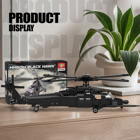 Mocsage MH60MBlack Hawk Military Copter Model(1057PCS) Mocsage MH60MBlack Hawk Military Copter Model(1057PCS)