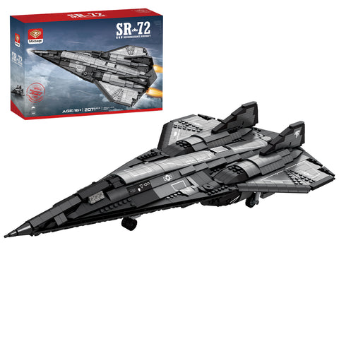 Mocsage 1/35 Darkstar SR-72 UAV Model DIY Assembly Building Blocks Set (2071PCS) Mocsage 1/35 Darkstar SR-72 UAV Model DIY Assembly Building Blocks Set (2071PCS)