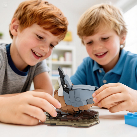 Mocsage MOC-205034 Nuthatch Bird Building Blocks Set (176PCS) Mocsage MOC-205034 Nuthatch Bird Building Blocks Set (176PCS)