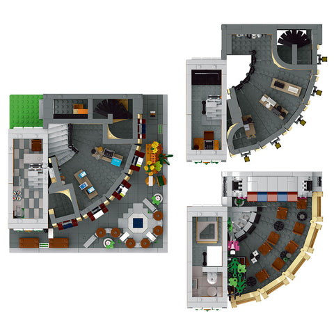 Mocsage Street Scene MOC European Department Corner Store with Light Building Blocks Set(3231PCS) Mocsage Street Scene MOC European Department Corner Store with Light Building Blocks Set(3231PCS)