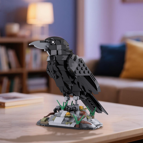 Mocsage MOC-217187 Raven Bird Building Blocks Set (357PCS) Mocsage MOC-217187 Raven Bird Building Blocks Set (357PCS)