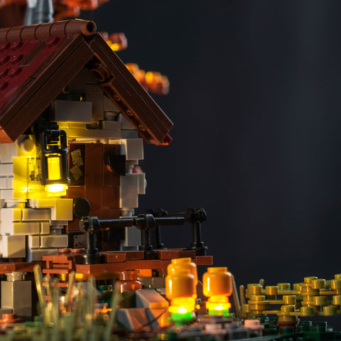 Windmill Model Building Blocks  Set Light Module Deco Kit  (Yellow) Windmill Model Building Blocks  Set Light Module Deco Kit  (Yellow)