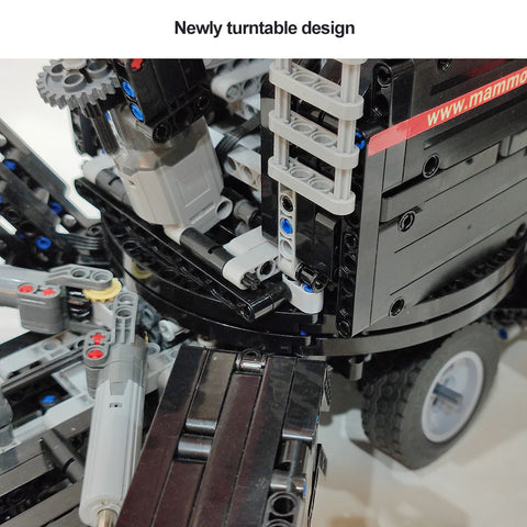 7778Pcs V3 1:20 2.4G 12-Motor  9-Bridge MOC Mobile  LTM1750-9.1 All-road RC Crane  Model DIY Small Particle  Building Block Kit - Red 7778Pcs V3 1:20 2.4G 12-Motor  9-Bridge MOC Mobile  LTM1750-9.1 All-road RC Crane  Model DIY Small Particle  Building Block Kit - Red