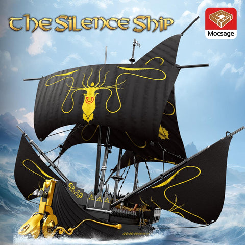 Mocsage European Medieval Fantasy Film Silent Ship Style Model Building Blocks Set (1560PCS) Mocsage European Medieval Fantasy Film Silent Ship Style Model Building Blocks Set (1560PCS)