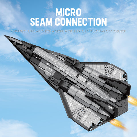 Mocsage 1/35 Darkstar SR-72 UAV Model DIY Assembly Building Blocks Set (2071PCS) Mocsage 1/35 Darkstar SR-72 UAV Model DIY Assembly Building Blocks Set (2071PCS)