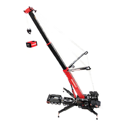 7778Pcs V3 1:20 2.4G 12-Motor  9-Bridge MOC Mobile  LTM1750-9.1 All-road RC Crane  Model DIY Small Particle  Building Block Kit - Red 7778Pcs V3 1:20 2.4G 12-Motor  9-Bridge MOC Mobile  LTM1750-9.1 All-road RC Crane  Model DIY Small Particle  Building Block Kit - Red