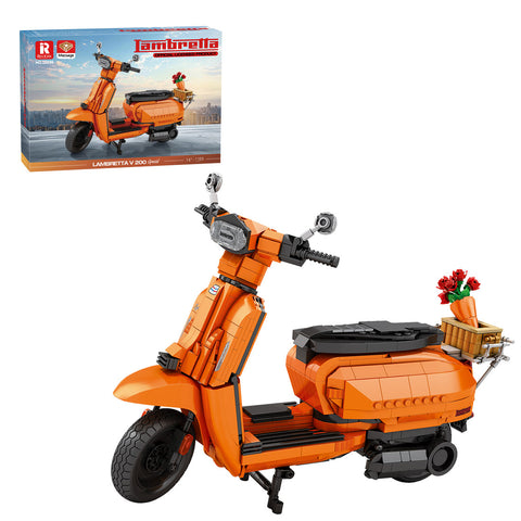 Y200 Extreme Style High-Power Scooter Building Blocks Set (1169PCS/Orange ) Y200 Extreme Style High-Power Scooter Building Blocks Set (1169PCS/Orange )