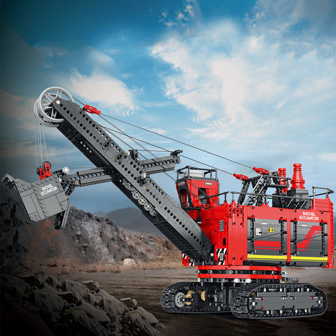 Electric Mining Shovel Model  Building Blocks MOC Set Toys  (2968PCS/RC Version) Electric Mining Shovel Model  Building Blocks MOC Set Toys  (2968PCS/RC Version)