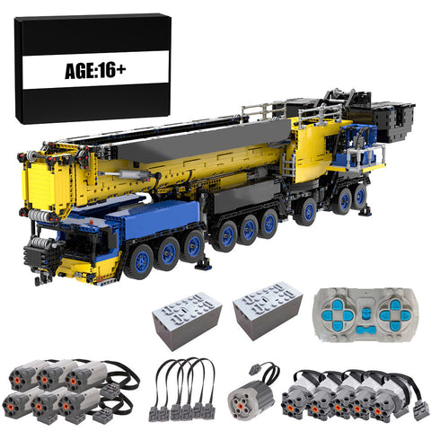 V3.0 1/20 2.4G RC Mobile LTM1750-9.1 All-terrain Crane Building Blocks Construction Vehicle Model (7778PCS) V3.0 1/20 2.4G RC Mobile LTM1750-9.1 All-terrain Crane Building Blocks Construction Vehicle Model (7778PCS)