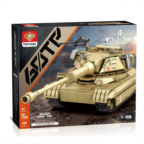 Mocsage 1/28 Scale 60TP Tank Building Blocks Set (1128PCS) Mocsage 1/28 Scale 60TP Tank Building Blocks Set (1128PCS)