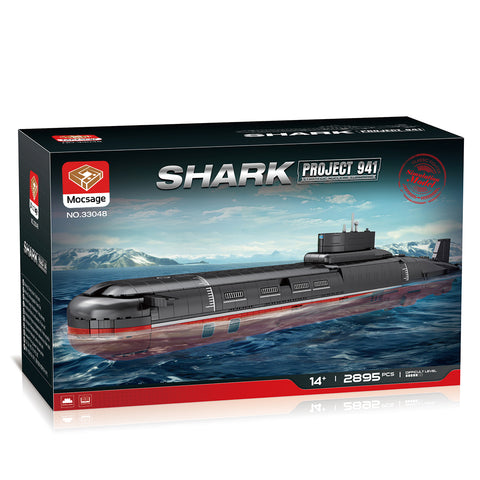 Mocsage 1/250 Scale Project 941 Nuclear Submarine Building Block Set (2895PCS) Mocsage 1/250 Scale Project 941 Nuclear Submarine Building Block Set (2895PCS)