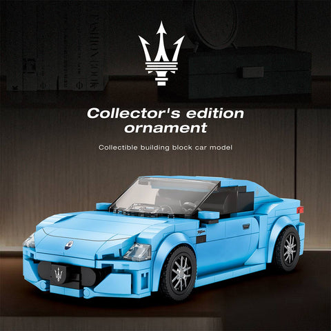 1/24 Scale 8 Studio Supercar Building Blocks Set (384PCS/Blue) 1/24 Scale 8 Studio Supercar Building Blocks Set (384PCS/Blue)