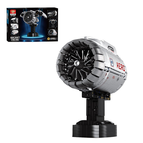 Mocsage Turbo Aircraft Engine Building Blocks Set (1813PCS) Mocsage Turbo Aircraft Engine Building Blocks Set (1813PCS)