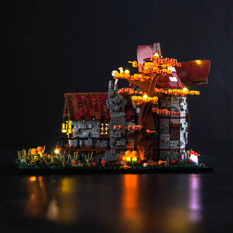 Windmill Model Building Blocks  Set Light Module Deco Kit  (Yellow) Windmill Model Building Blocks  Set Light Module Deco Kit  (Yellow)