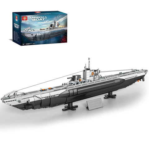 Mocsage U-TYPE Submarine Assembly Toy Building Blocks Set (3987PCS) Mocsage U-TYPE Submarine Assembly Toy Building Blocks Set (3987PCS)