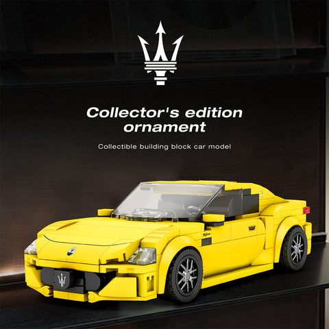 1/24 Scale 8 Studio Supercar Building Blocks Set (384PCS/Yellow) 1/24 Scale 8 Studio Supercar Building Blocks Set (384PCS/Yellow)