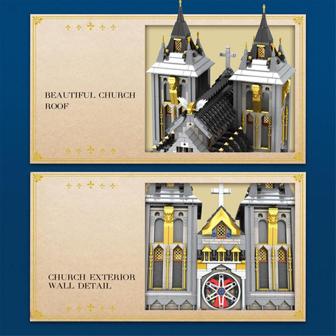 Medieval Church Building Blocks  MOC Toy STEM Set(3468pcs) Medieval Church Building Blocks  MOC Toy STEM Set(3468pcs)