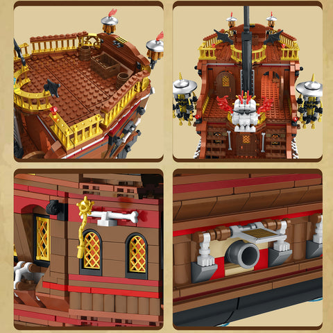 Corasir Revenge Corsair Series  Building Blocks Assembly MOC  Toy STEM Set (3066PCS) Corasir Revenge Corsair Series  Building Blocks Assembly MOC  Toy STEM Set (3066PCS)