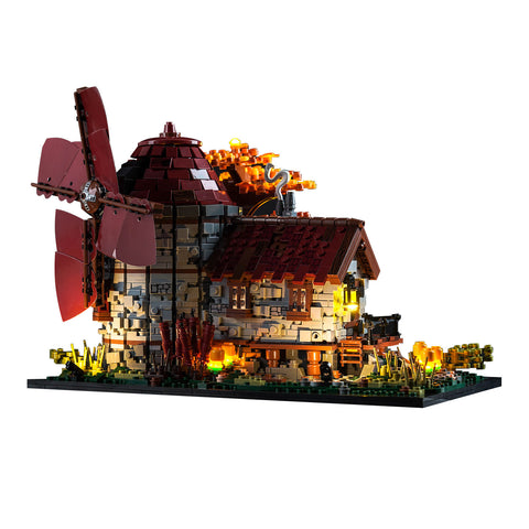 Windmill Model Building Blocks  Set Light Module Deco Kit  (Yellow) Windmill Model Building Blocks  Set Light Module Deco Kit  (Yellow)
