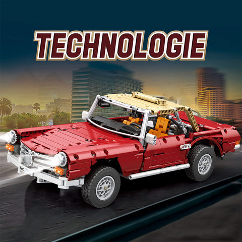 RC Vintage 280SL Sports Car  Model Building Blocks Toys STEM  Set (1578PCS) RC Vintage 280SL Sports Car  Model Building Blocks Toys STEM  Set (1578PCS)