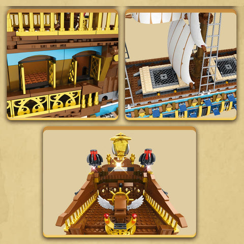 Royal Fleet Corsair Series  Building Blocks Assembly MOC  Toy STEM Set (3162PCS) Royal Fleet Corsair Series  Building Blocks Assembly MOC  Toy STEM Set (3162PCS)