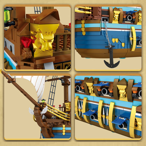 Royal Fleet Corsair Series  Building Blocks Assembly MOC  Toy STEM Set (3162PCS) Royal Fleet Corsair Series  Building Blocks Assembly MOC  Toy STEM Set (3162PCS)