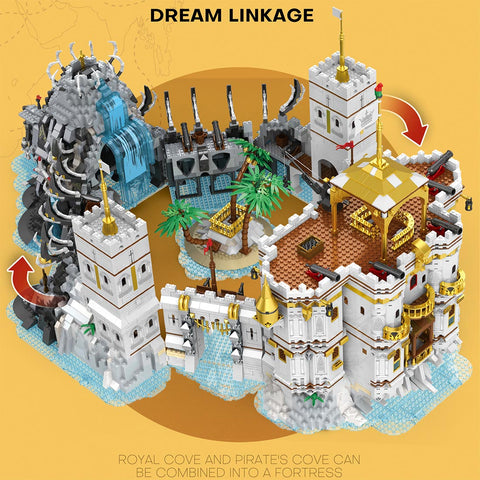 Royal Bay Pirate Series Assembly  Building Blocks MOC Toys STEM  Set (4168PCS) Royal Bay Pirate Series Assembly  Building Blocks MOC Toys STEM  Set (4168PCS)