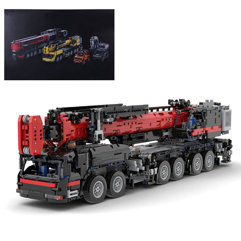 4325Pcs 2.4g Multichannel MOC  RC Crane Bricks DIY Small  Particle Building Block Toy with  11 Motors Boom Hook 4325Pcs 2.4g Multichannel MOC  RC Crane Bricks DIY Small  Particle Building Block Toy with  11 Motors Boom Hook