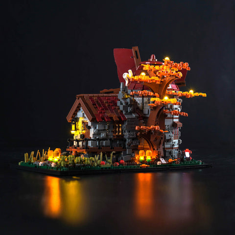 Windmill Model Building Blocks  Set Light Module Deco Kit  (Yellow) Windmill Model Building Blocks  Set Light Module Deco Kit  (Yellow)