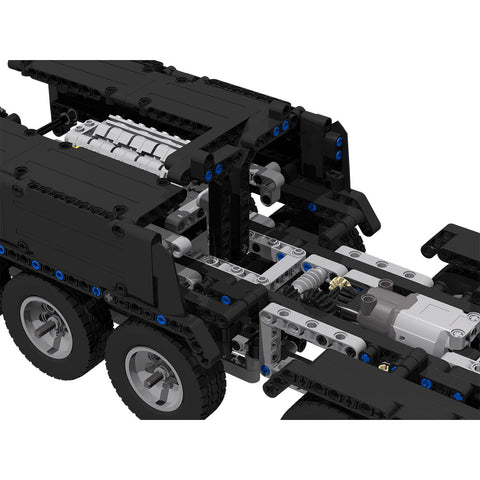 7778Pcs V3 1:20 2.4G 12-Motor  9-Bridge MOC Mobile  LTM1750-9.1 All-road RC Crane  Model DIY Small Particle  Building Block Kit - Red 7778Pcs V3 1:20 2.4G 12-Motor  9-Bridge MOC Mobile  LTM1750-9.1 All-road RC Crane  Model DIY Small Particle  Building Block Kit - Red