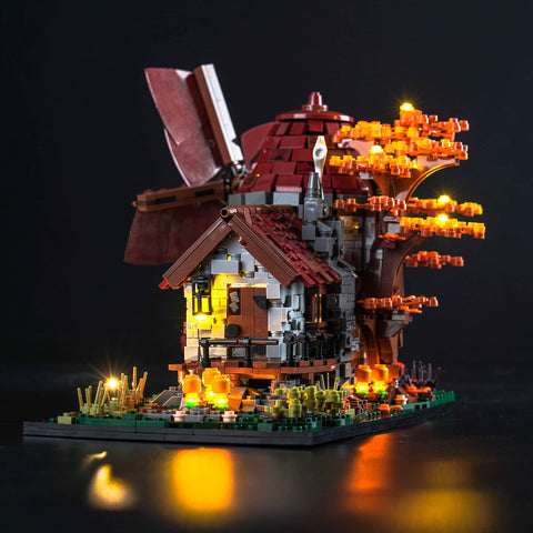 Windmill Model Building Blocks  Set Light Module Deco Kit  (Yellow) Windmill Model Building Blocks  Set Light Module Deco Kit  (Yellow)