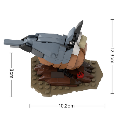 Mocsage MOC-205034 Nuthatch Bird Building Blocks Set (176PCS) Mocsage MOC-205034 Nuthatch Bird Building Blocks Set (176PCS)