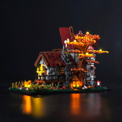 Windmill Model Building Blocks  Set Light Module Deco Kit  (Yellow) Windmill Model Building Blocks  Set Light Module Deco Kit  (Yellow)