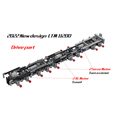 8528PCS/Set LTM11200 v2.0 14  Motor Ultra Large Small Particle  Building Blocks MOC Dynamic  Remote Control Lithium Battery  Version Engineering Crane Set 8528PCS/Set LTM11200 v2.0 14  Motor Ultra Large Small Particle  Building Blocks MOC Dynamic  Remote Control Lithium Battery  Version Engineering Crane Set