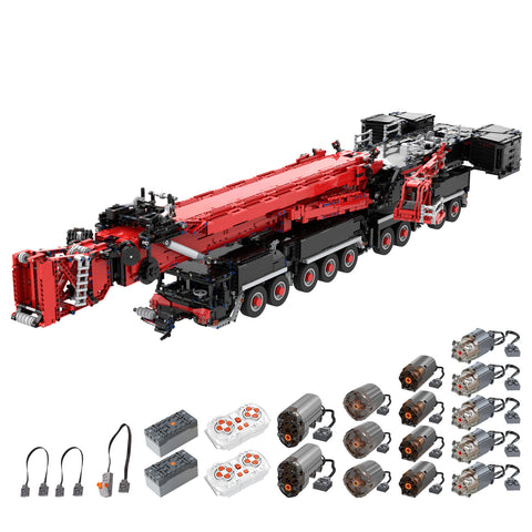 8528PCS/Set LTM11200 v2.0 14 Motor Ultra Large Small Particle Building Blocks MOC Dynamic Remote Control Lithium Battery Version Engineering Crane Set   8528PCS/Set LTM11200 v2.0 14 Motor Ultra Large Small Particle Building Blocks MOC Dynamic Remote Control Lithium Battery Version Engineering Crane Set