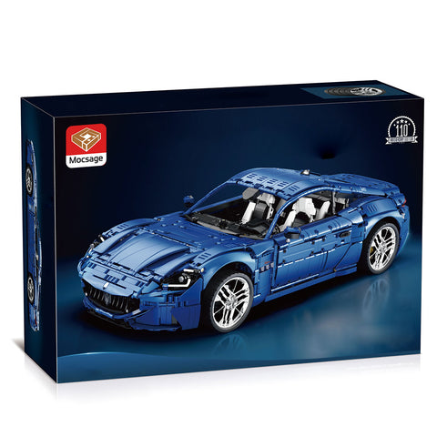 Mocsage 1/8 Scale Maserati Building Blocks Set (Blue/5480PCS) Mocsage 1/8 Scale Maserati Building Blocks Set (Blue/5480PCS)