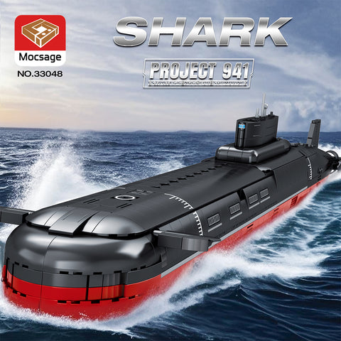 Mocsage 1/250 Scale Project 941 Nuclear Submarine Building Block Set (2895PCS) Mocsage 1/250 Scale Project 941 Nuclear Submarine Building Block Set (2895PCS)