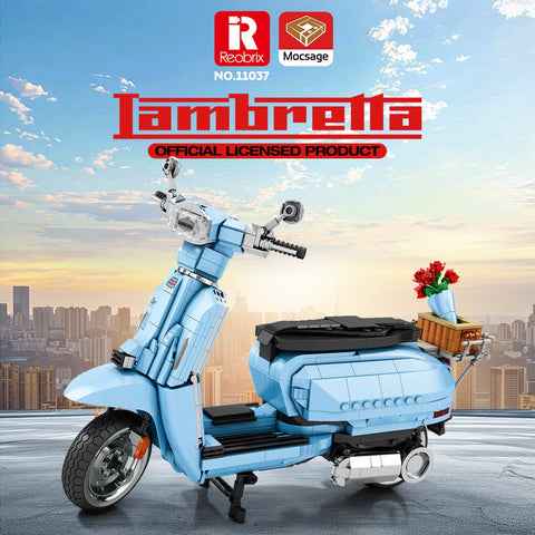 Y200 Extreme Style High-Power Scooter Building Blocks Set (1169PCS/Blue) Y200 Extreme Style High-Power Scooter Building Blocks Set (1169PCS/Blue)