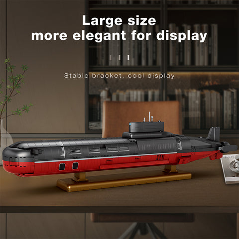 Mocsage 1/250 Scale Project 941 Nuclear Submarine Building Block Set (2895PCS) Mocsage 1/250 Scale Project 941 Nuclear Submarine Building Block Set (2895PCS)