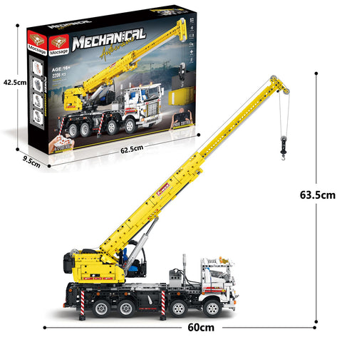 RC Autocrane Engineering  Vehicle Building Blocks Assembly  MOC Toy STEM Set (2206PCS) RC Autocrane Engineering  Vehicle Building Blocks Assembly  MOC Toy STEM Set (2206PCS)