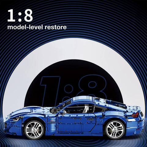 Mocsage 1/8 Scale Maserati Building Blocks Set (Blue/5480PCS) Mocsage 1/8 Scale Maserati Building Blocks Set (Blue/5480PCS)