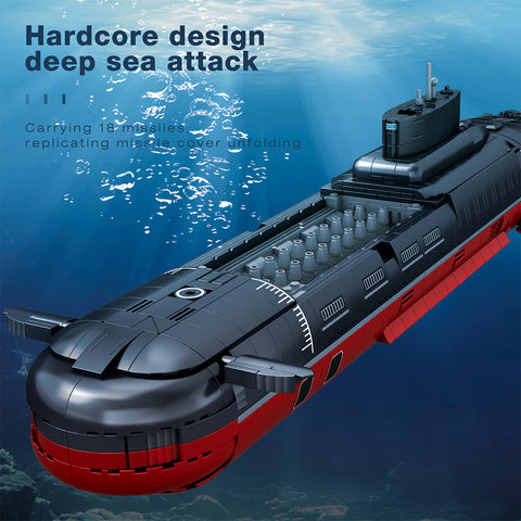Mocsage 1/250 Scale Project 941 Nuclear Submarine Building Block Set (2895PCS) Mocsage 1/250 Scale Project 941 Nuclear Submarine Building Block Set (2895PCS)