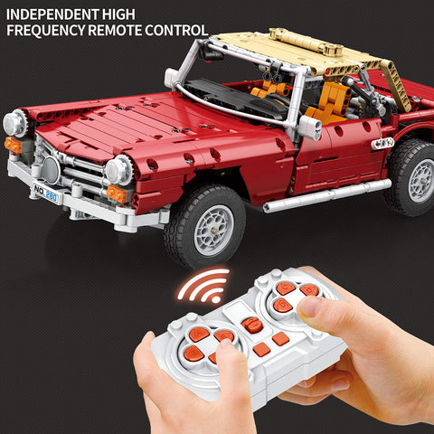 RC Vintage 280SL Sports Car  Model Building Blocks Toys STEM  Set (1578PCS) RC Vintage 280SL Sports Car  Model Building Blocks Toys STEM  Set (1578PCS)
