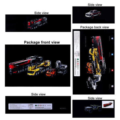 4325Pcs 2.4g Multichannel MOC  RC Crane Bricks DIY Small  Particle Building Block Toy with  11 Motors Boom Hook 4325Pcs 2.4g Multichannel MOC  RC Crane Bricks DIY Small  Particle Building Block Toy with  11 Motors Boom Hook