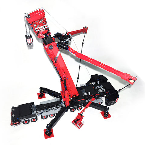 8528PCS/Set LTM11200 v2.0 14 Motor Ultra Large Small Particle Building Blocks MOC Dynamic Remote Control Lithium Battery Version Engineering Crane Set   8528PCS/Set LTM11200 v2.0 14 Motor Ultra Large Small Particle Building Blocks MOC Dynamic Remote Control Lithium Battery Version Engineering Crane Set