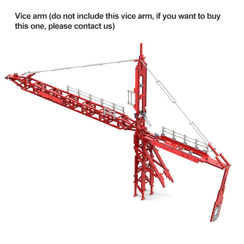 7778Pcs V3 1:20 2.4G 12-Motor  9-Bridge MOC Mobile  LTM1750-9.1 All-road RC Crane  Model DIY Small Particle  Building Block Kit - Red 7778Pcs V3 1:20 2.4G 12-Motor  9-Bridge MOC Mobile  LTM1750-9.1 All-road RC Crane  Model DIY Small Particle  Building Block Kit - Red