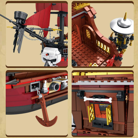 Corasir Revenge Corsair Series  Building Blocks Assembly MOC  Toy STEM Set (3066PCS) Corasir Revenge Corsair Series  Building Blocks Assembly MOC  Toy STEM Set (3066PCS)