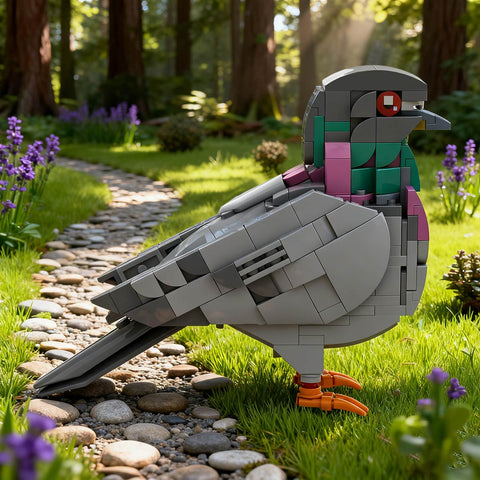 Mocsage MOC-208738 Feral Pigeon Building Blocks Set (255PCS)