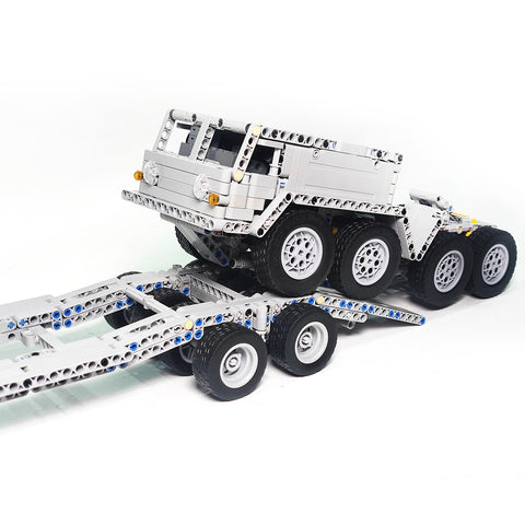 Heavy-duty Carrier Truck DIY  Building Blocks Set (1450PCS/- Dynamic Version)